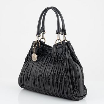 Bally, A black leather bag.