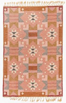 Ingegerd Silow, rug, röllakan, approx. 208 x 137 cm.