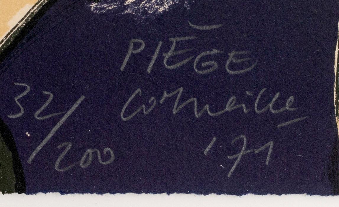 BEVERLOO CORNEILLE, färglitografi, signerad,och numrerad 32/200 -71.