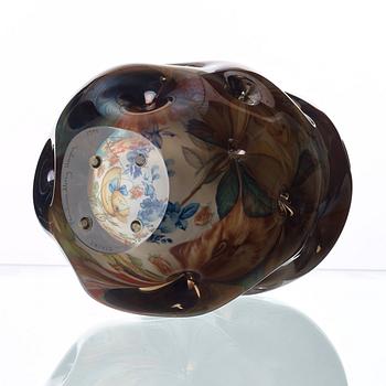 Per B. Sundberg, a unique 'Fabula' glass vase, Orrefors 1999.