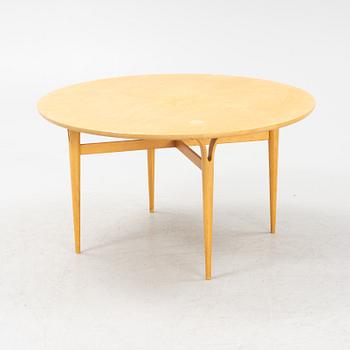 Bruno Mathsson & Piet Hein, a 'Supercirkel' coffee table, Firma Karl Mathsson, mid/second half of the 20th century.