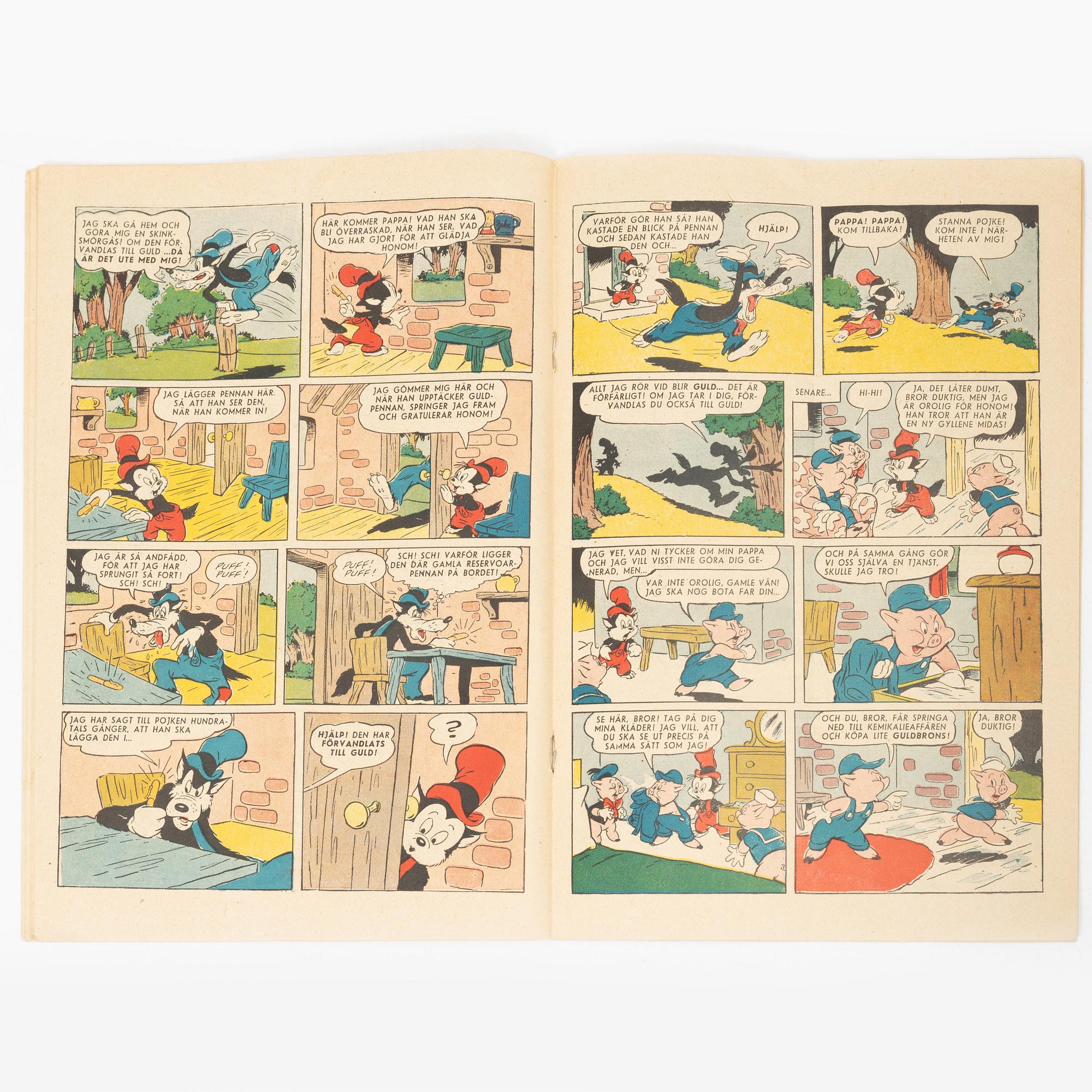 Comic book, “Kalle Anka & Co”, No. 8, 1950.