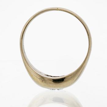 Ring 18K whitegold 1 brillian-cut diamond approx 0,50 ct,
approx G-H VS.