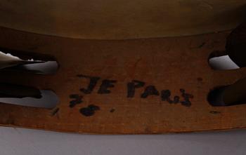 TAMBURINER, 4 st, otydligt signerade, Alger, 1890-tal.