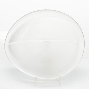 Tapio Wirkkala, art glass 'Lehti' (leaf), model 3337, signed Tapio Wirkkala Iittala.