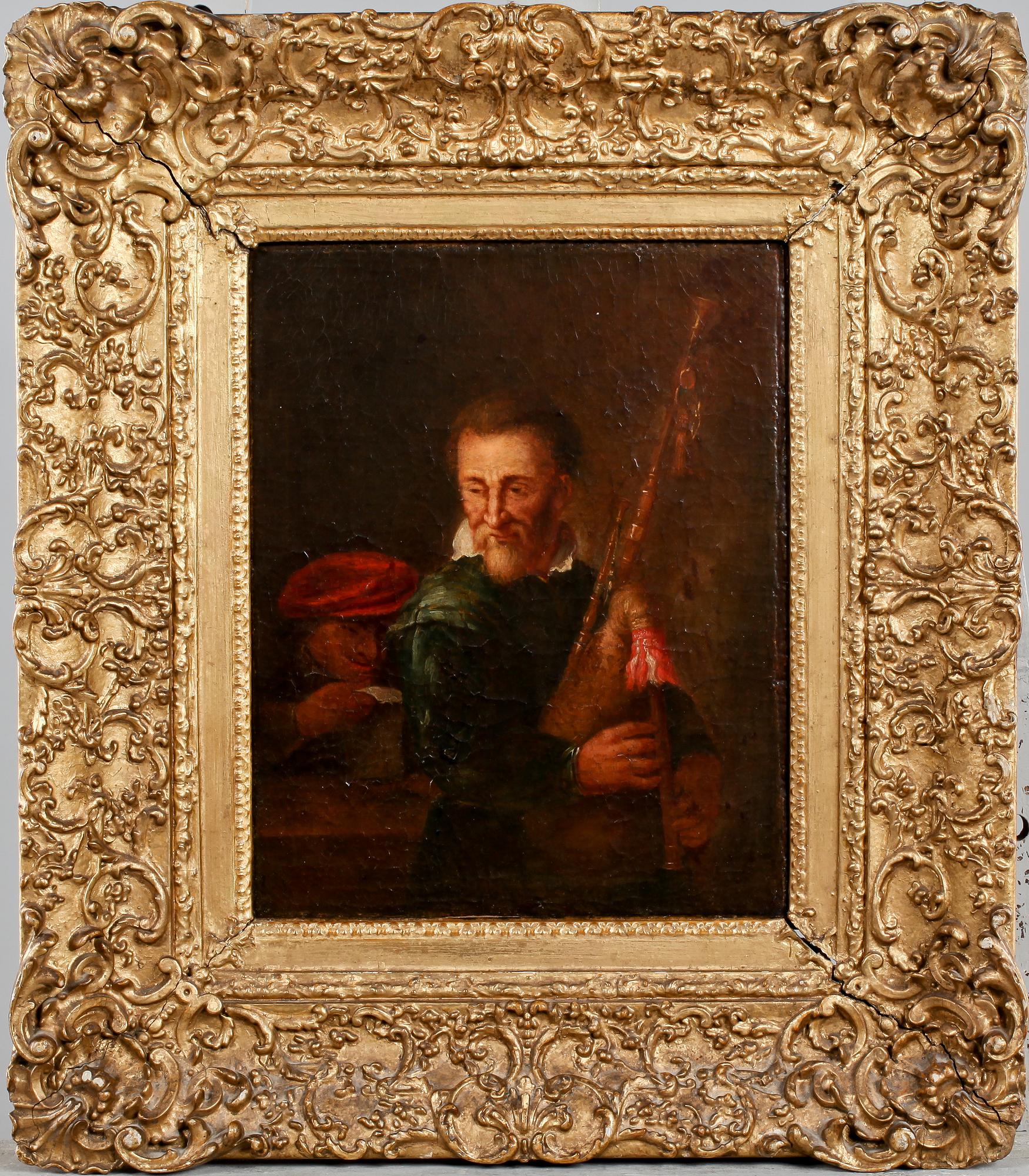 OKÄND KONSTNÄR, olja på duk, 1700-tal.