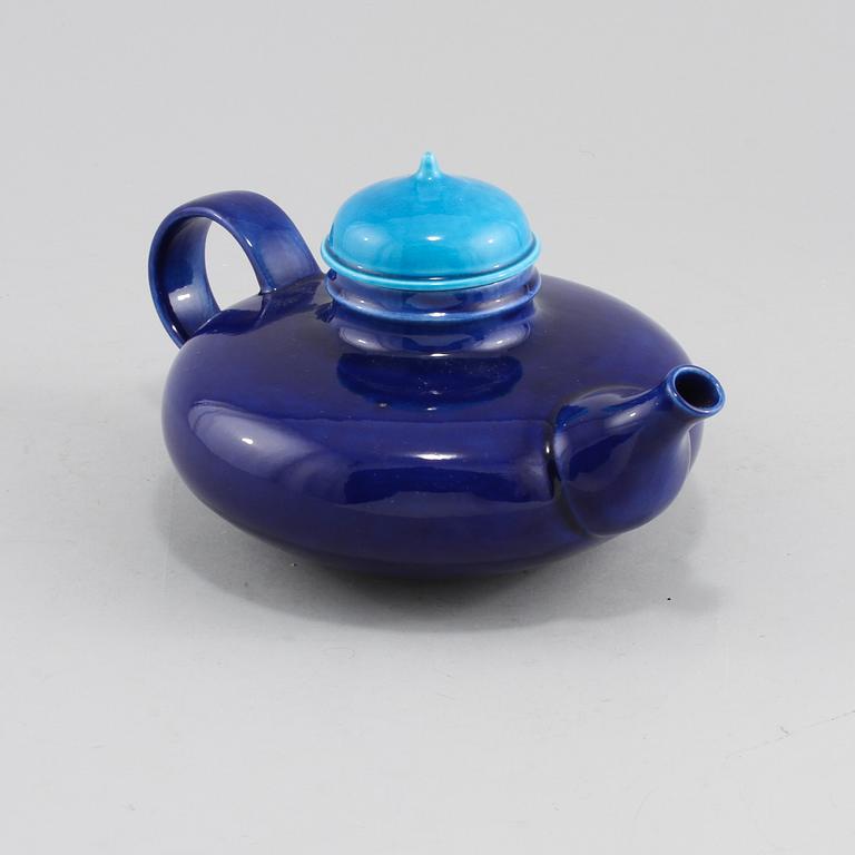 TEKANNA, porslin, "Pop", Inger Persson, Rörstrand, 1900-talets andra hälft.