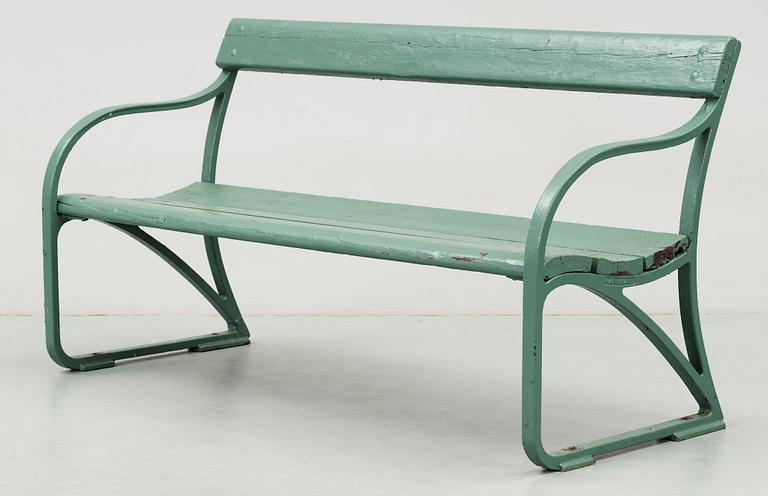 PARKSOFFA, gjutjärn, Näfveqvarn. 1900-tal.