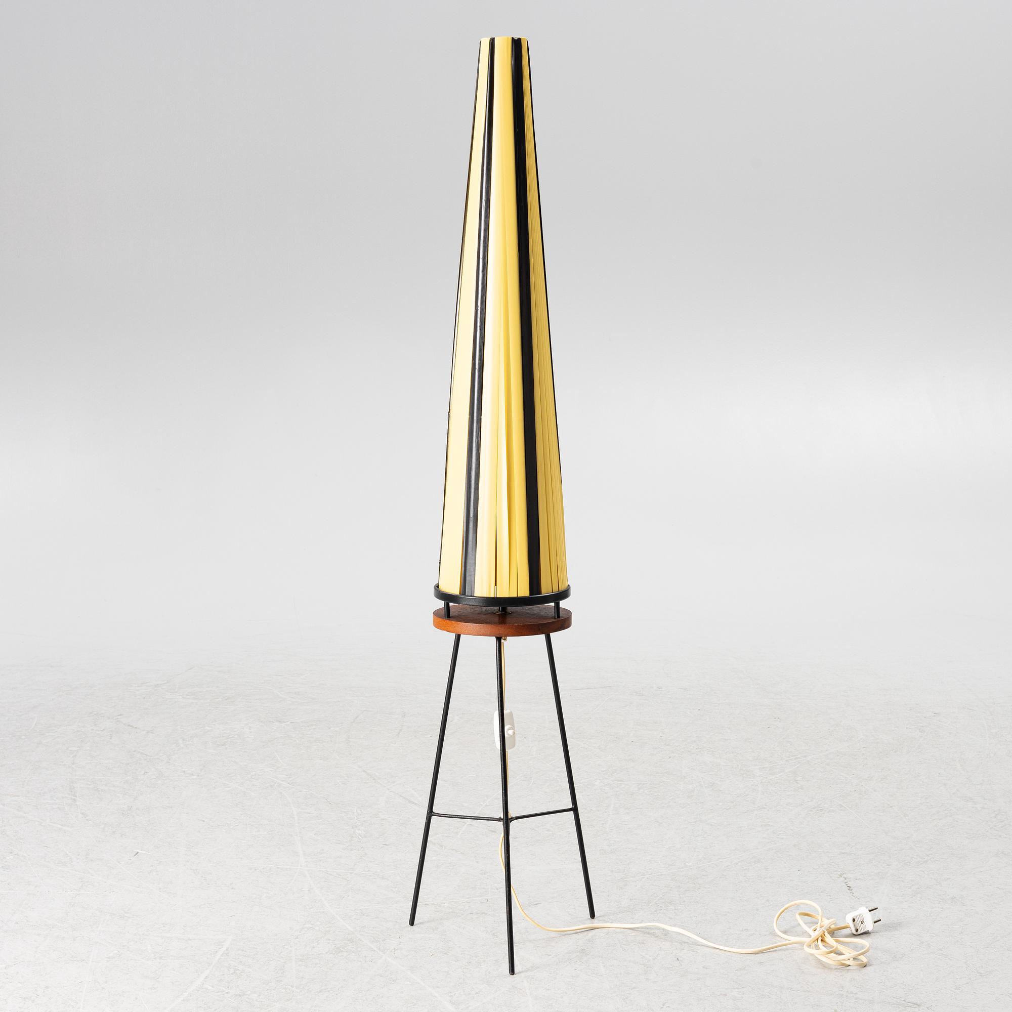 Floor lamp, mid-20th century,