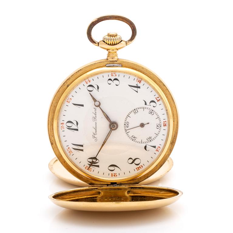 J Calame Robert, pocket watch, mid 20th century, ca 51 mm.