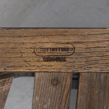 Artur Lindqvist, four garden 'A2' armchairs, Grythyttan, late 20th Century.