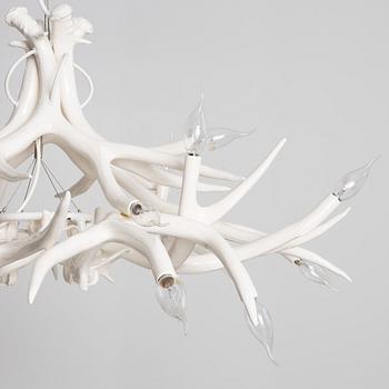 Jason Miller, a 'Superordinate Chandelier 12 Antlers,' ceiling lamp, Roll & Hill, USA.