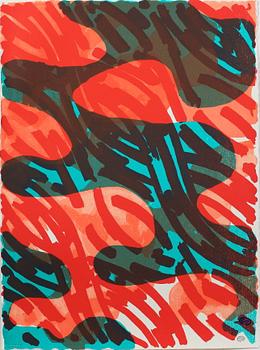 LENNART RODHE, seriegrafi. Monogramsign.