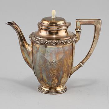 KAFFEKANNA, silver, Sverige, 1918. Vikt 580 g.