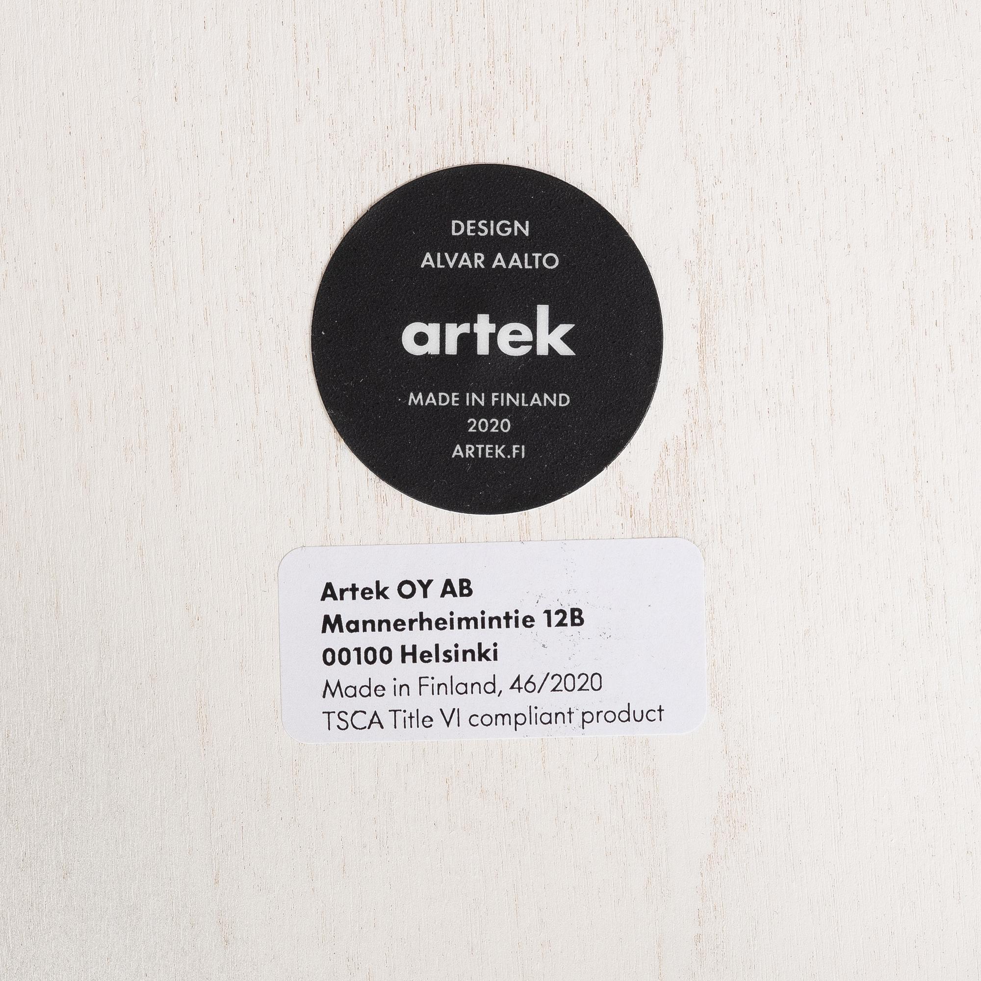 Alvar Aalto, Chairs, a pair, model 69, Artek, Finland, 2020.