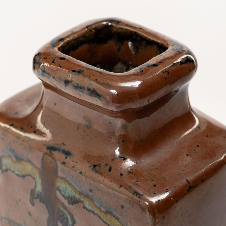 Shoji Hamada, attributed to, A stoneware vase, Japan, 1960s.
