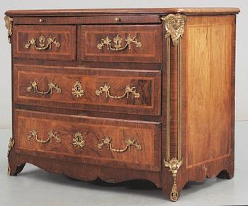 A Swedish Régence first half 18th century commode.