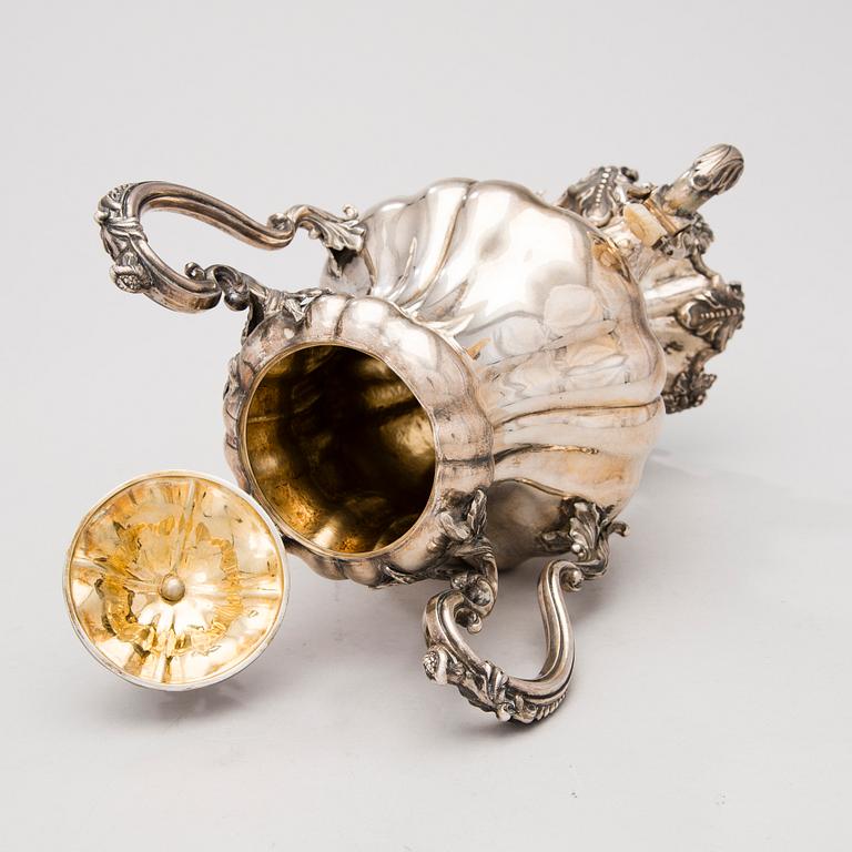 SAMOVAARI, hopeaa, Anders Wilhelm Felixsson, Loviisa 1851.