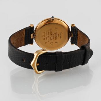 DAMARMBANDSUR, Cartier, Vermeil, Quartz.