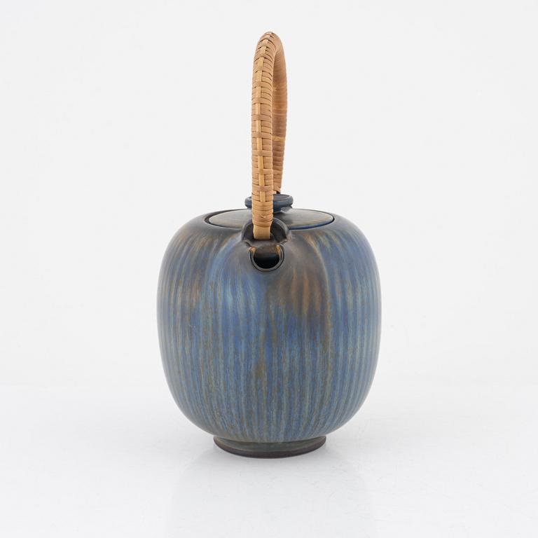 Berndt Friberg, tekanna, stengods, Gustavsbergs studio 1960.