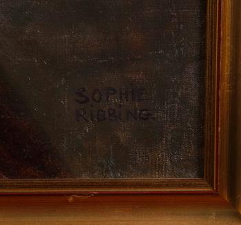 RIBBING, SOPHIE, olja på pannå, sign.