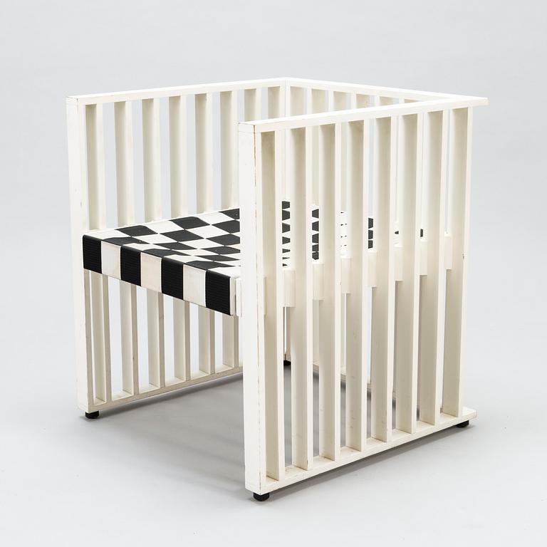 A KOLOMAN MOSER/JOSEF HOFFMANN, 'Purkersdorf' armchair from late 21th century for Wittmann.