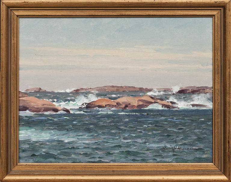 EMIL EKMAN, olja på duk, signerad.