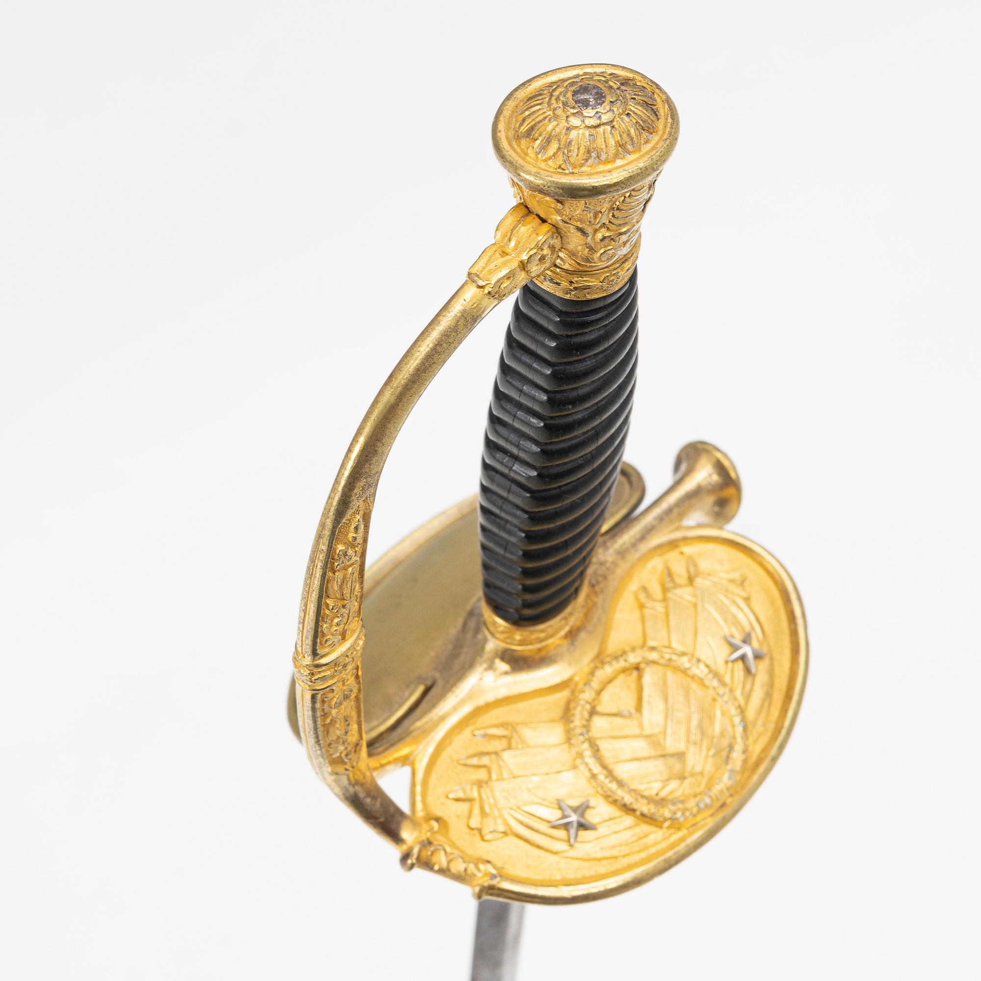 French sword, 19th century, for an officer.