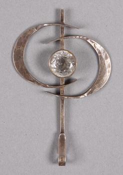 HÄNGE, silver och bergskristall, ESM, Vetlanda, 1972.