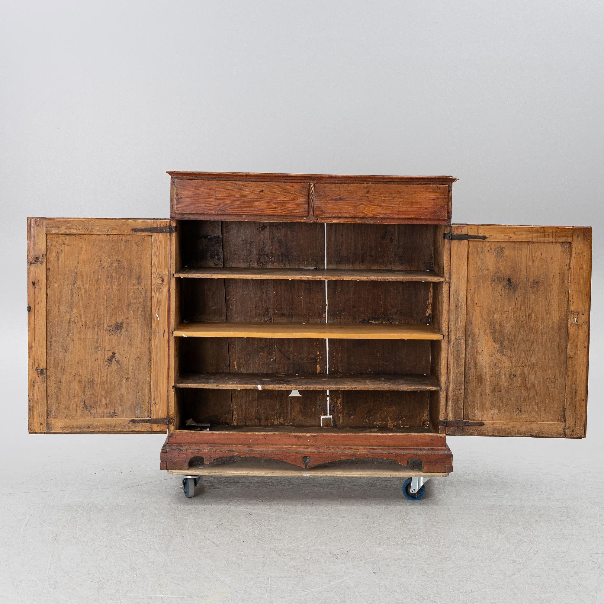 A 19th century cabinet.