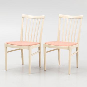 Carl Malmsten, a seven-piece 'Herrgården' dining suite, Bodafors, 1960.