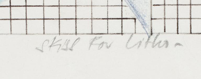 JORGO KRALLIS, blandteknik, signerad.