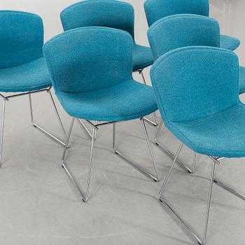 A SET OF 6 HARRY BERTOIA "SIDE CHAIR" BY KNOLL INTERNATIONAL.