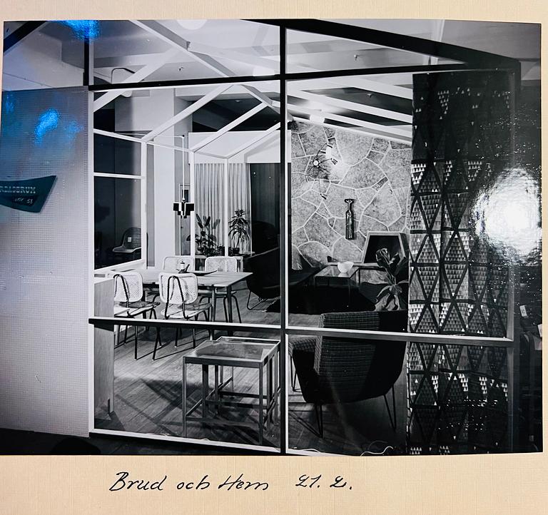 Bertil Brisborg, vägglampa, Nordiska Kompaniet, 1950-tal.