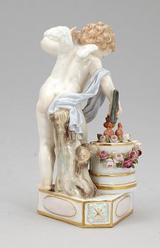 FIGURIN, porslin, Meissen, omkring år 1900.