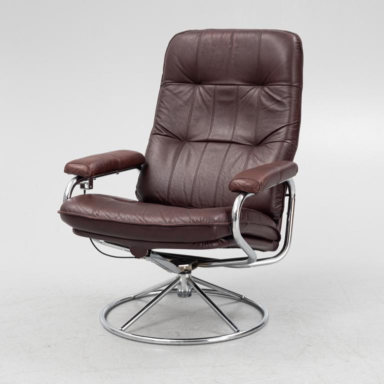 Fåtölj, "Stressless View", Ekornes, Norge, 1900-talets senare hälft.