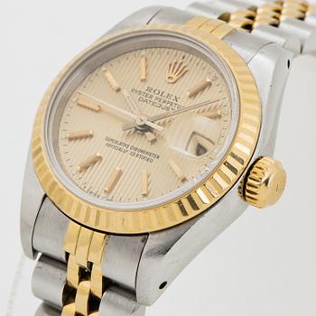 ROLEX, Oyster Perpetual, Datejust, Chronometer, wristwatch, 26 mm.