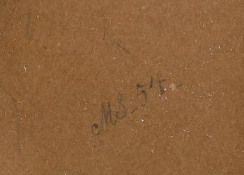 CARL STEPHAN BENNET, blyerts och täckvitt.