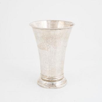 A Swedish silver beaker, mark of K. Anderson, Stockholm 1929.