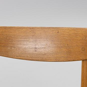 Børge Mogensen, four oak chairs, 'Öresund', Bra Bohag, Karl Andersson.