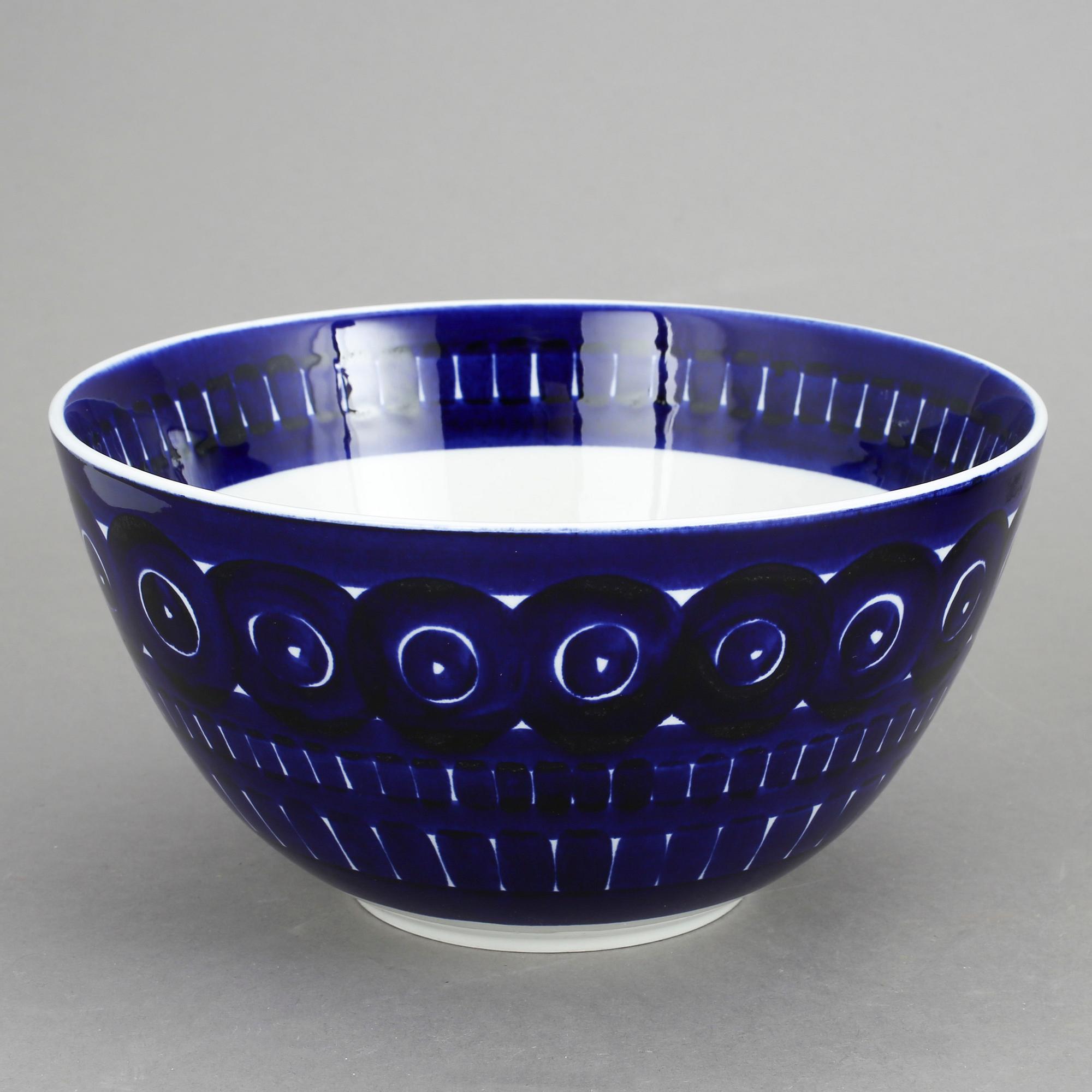 SERVISDELAR, 3 delar, "Valencia" design Ulla Procopé, Arabia 1900-talets senare hälft.