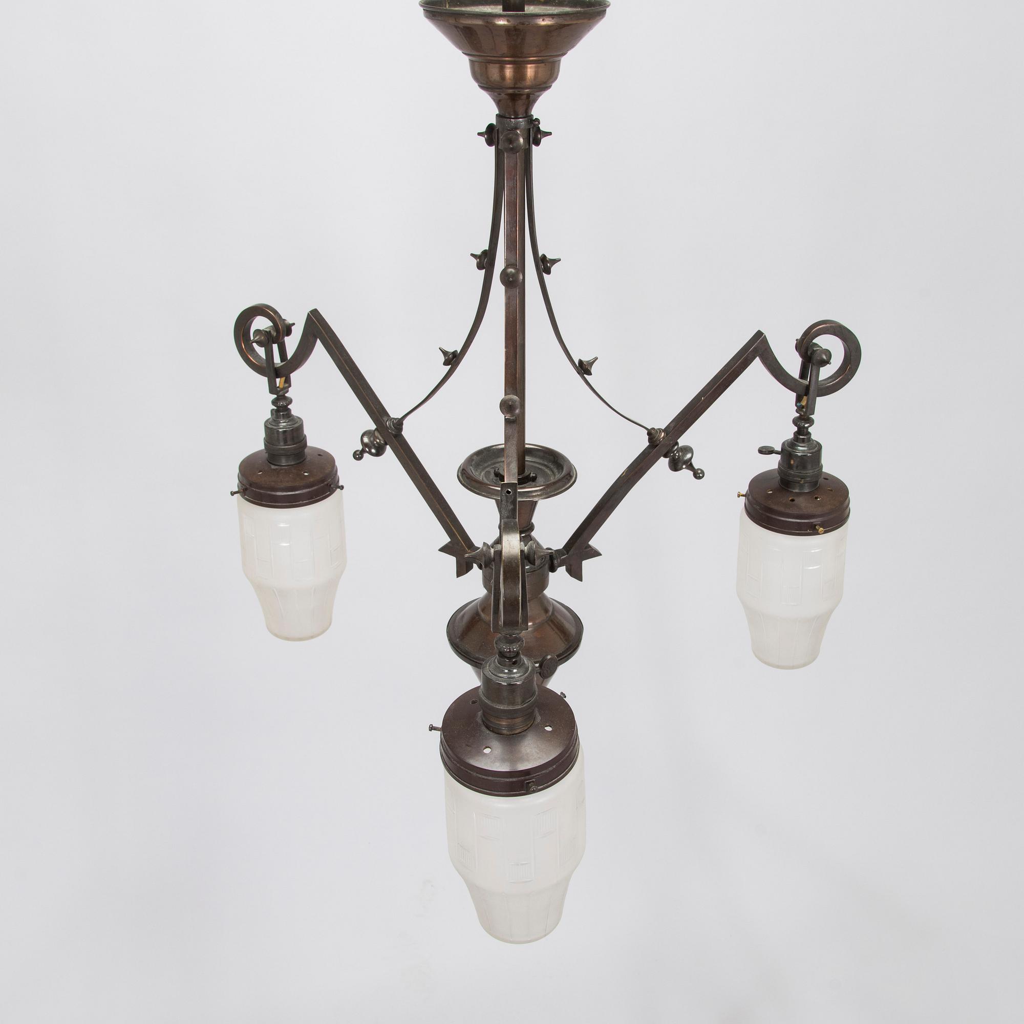 Chandelier, early 20th century.