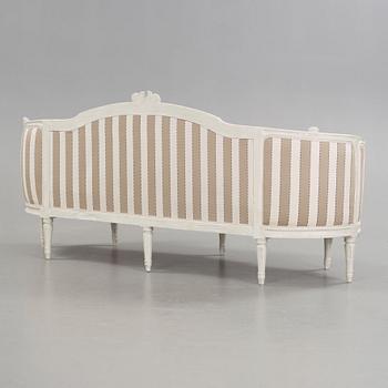 A Gustavian sofa.