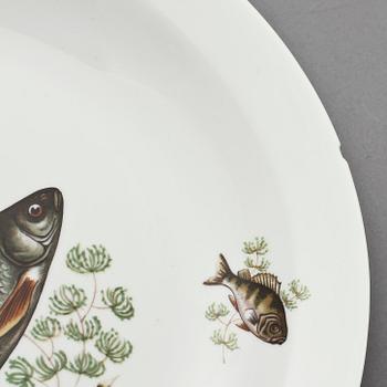 SERVISDELAR, 15 st, Rörstrand, 1900-tal.