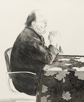 David Hockney, "Henry at Table".