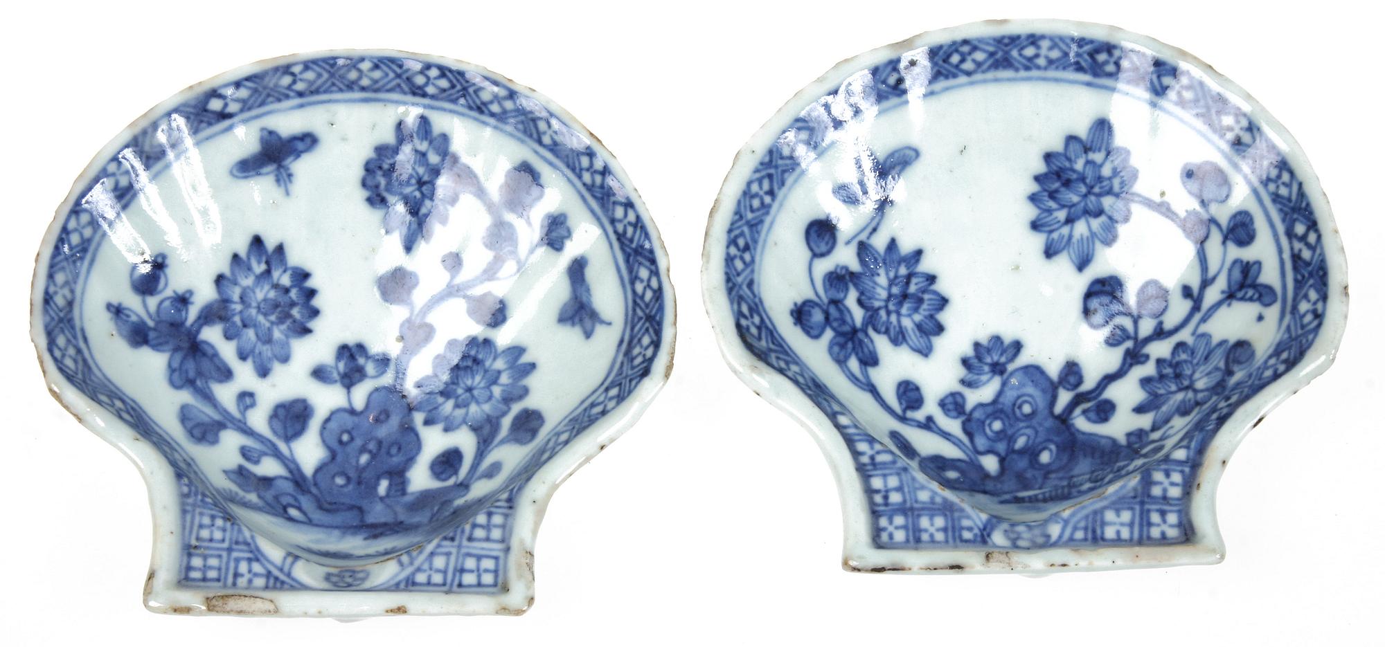 SKÅLFAT, 6 st, porslin, Kina, 1700-tal.