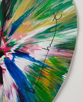 Damien Hirst, "Untitled (Heart Spin Painting)".