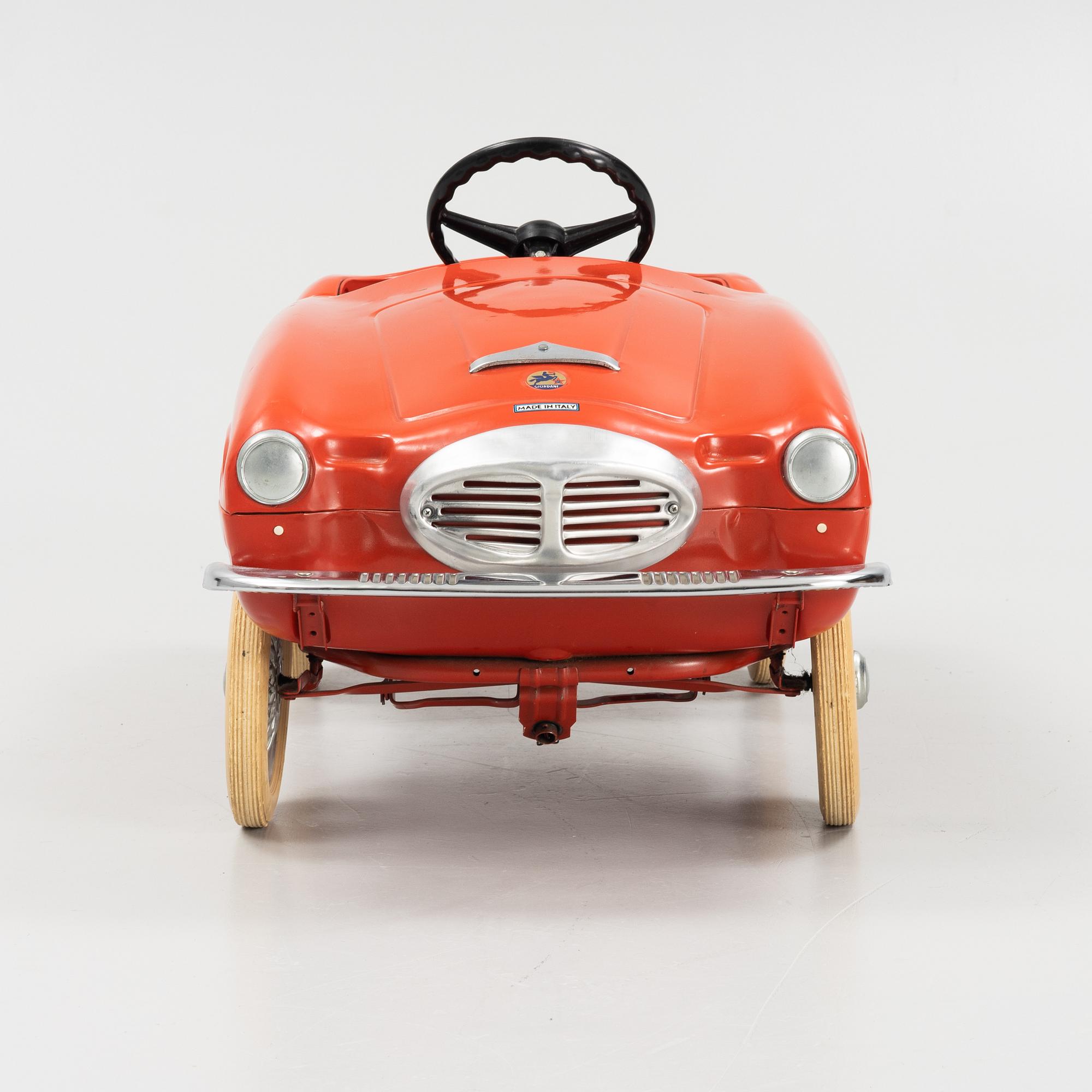 A pedal car, Giordani, Italy, 1950's/60's.