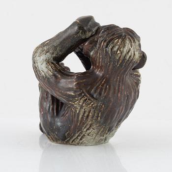 Gunnar Nylund, sculpture, stoneware, Rörstrand, mid-20th century.