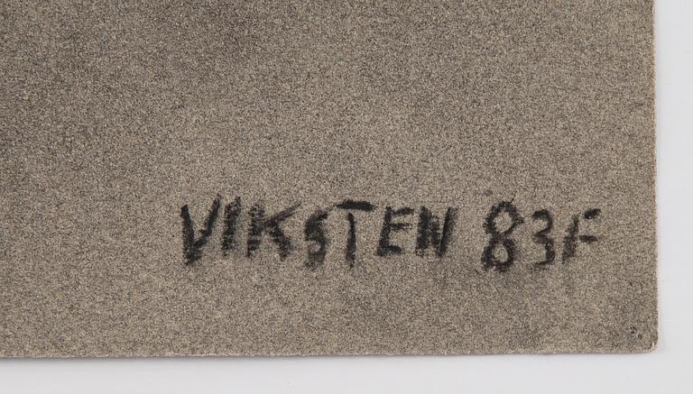 Hans Viksten, a drawing on paper, signed and dated -83.